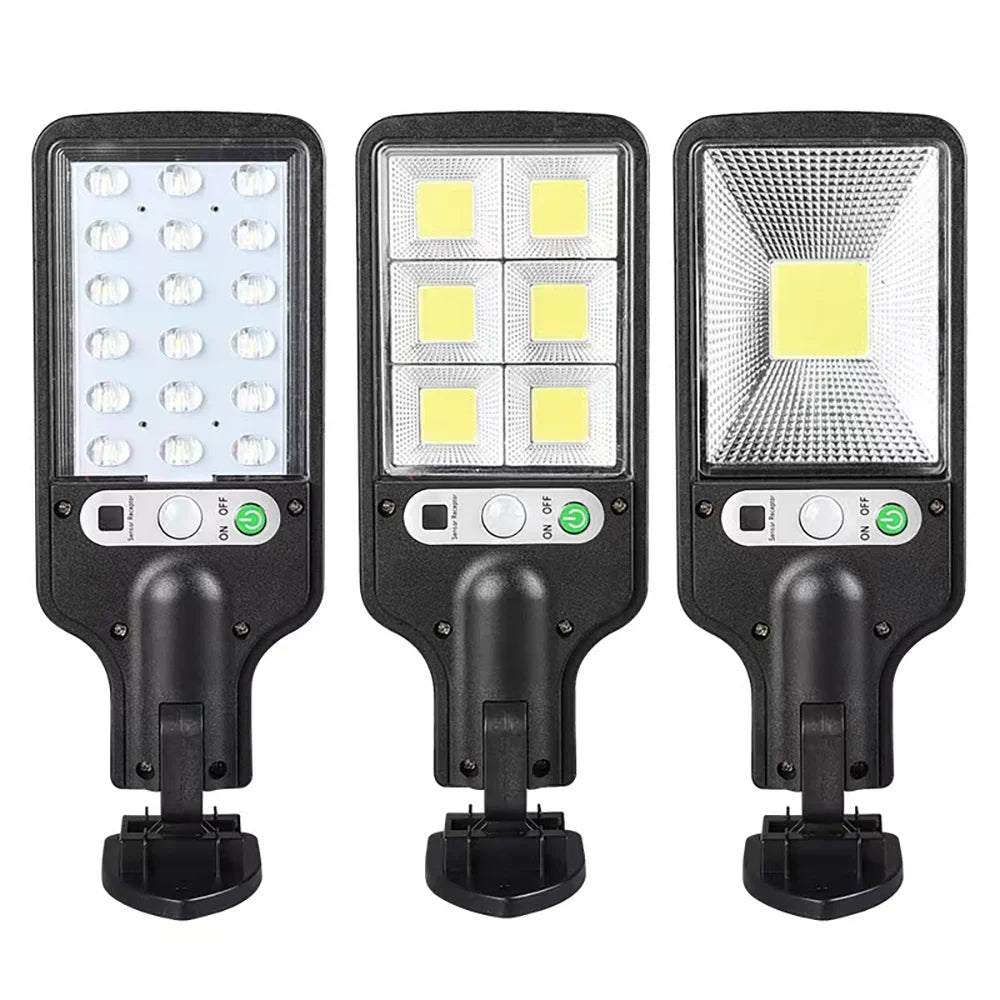 Solar Outdoor LED Wall Light with Human Body Waterproof 3Modes Induction for Garden Terrace Garage Courtyard and Street Lighting