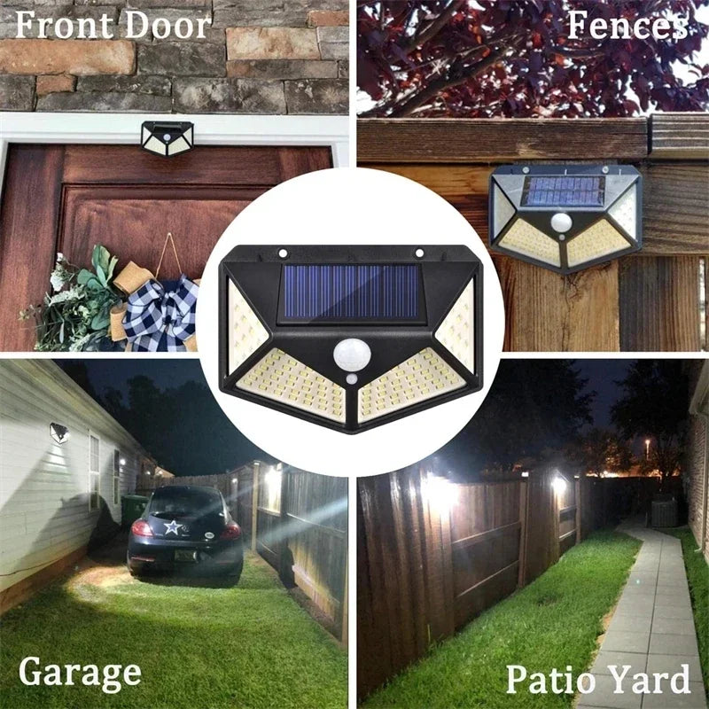 New Upgrade Solar Street Light 8/12/6/4/2/1Pcs Outdoor Solar Wall Lamp PIR Motion Sensor Powered Sunlight for Garden Courtyard